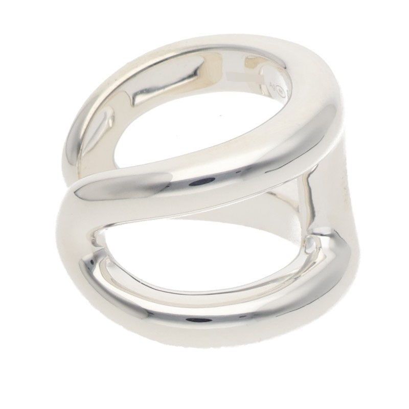Hermes Osmose GM Silver Ring — view 4