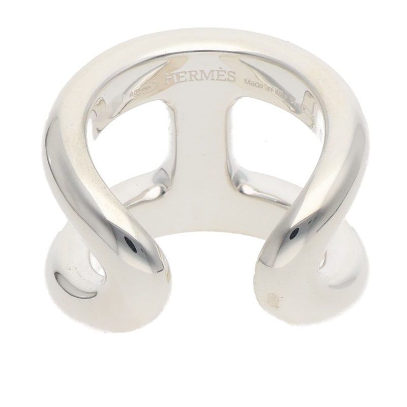 Hermes Osmose GM Silver Ring — view 2