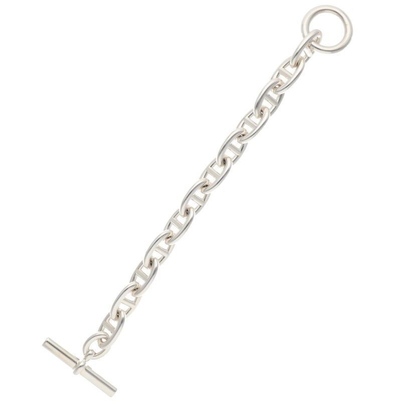 Hermes Chaine D'ancre TGM Silver Bracelet — view 2