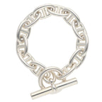 Hermes Chaine D'ancre TGM Silver Bracelet