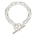 Hermes Chaine D'ancre Silver Bracelet