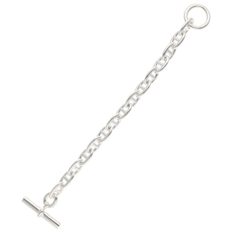 Hermes Chaine D'ancre Silver Bracelet — view 2
