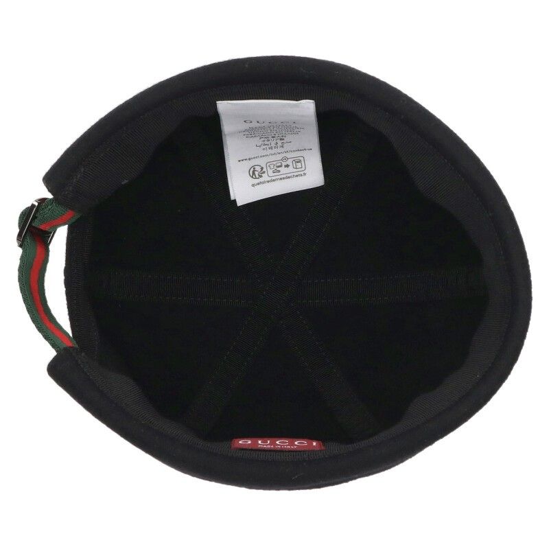 Gucci Logo Embroidered Wool — view 3