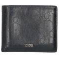 Dior Perforated Oblique Bifold Leather Wallet