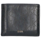 Dior Perforated Oblique Bifold Leather Wallet