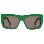 Bottega Veneta BV Square Frame Sunglasses 57 Eyewear