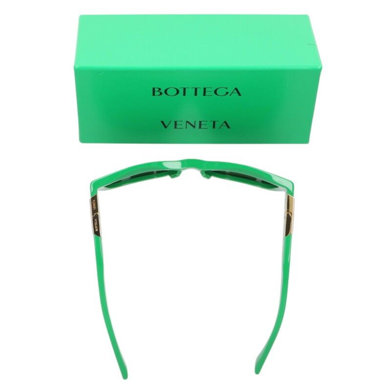 Bottega Veneta BV Square Frame Sunglasses 57 Eyewear — view 3
