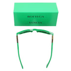 Bottega Veneta BV Square Frame Sunglasses 57 Eyewear — view 3