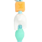 Louis Vuitton LV Play Polar Bear Logo Rubber Key Ring Key Holder — view 3