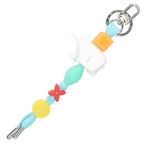 Louis Vuitton LV Play Polar Bear Logo Rubber Key Ring Key Holder