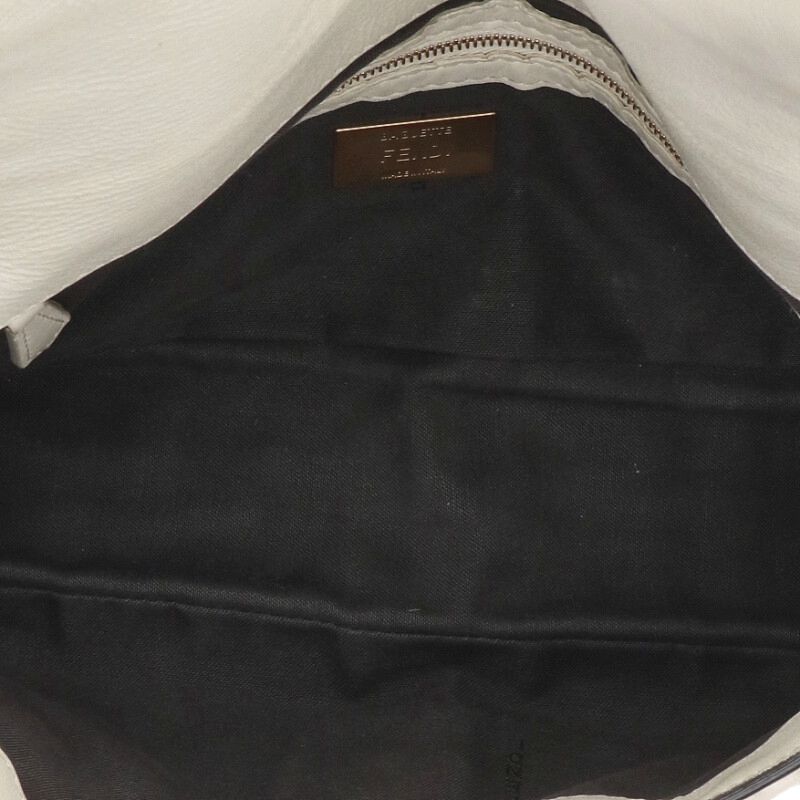 Fendi Logo Embossed Baguette Shoulder — view 4