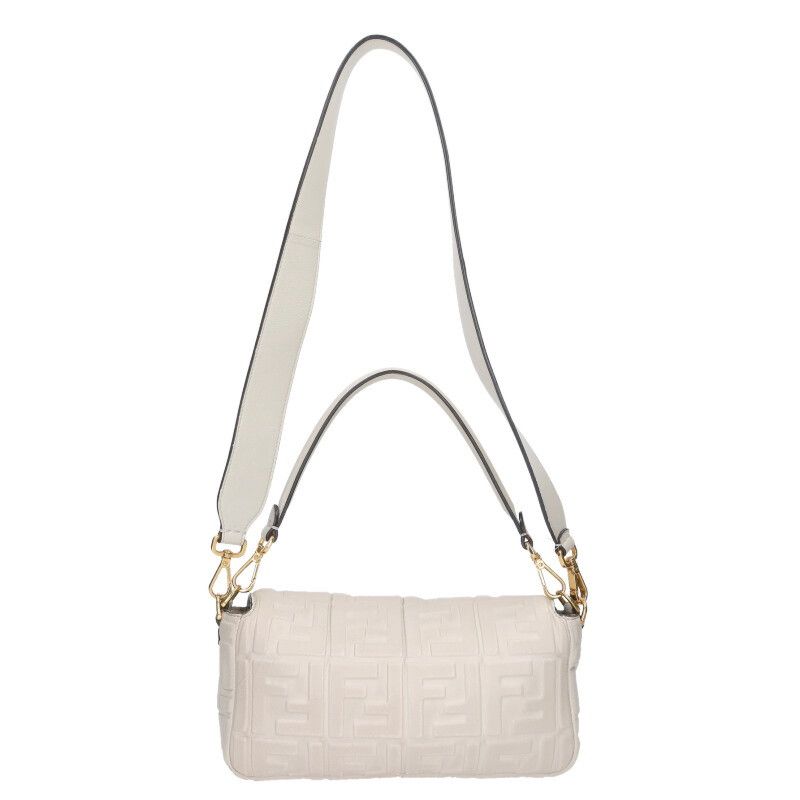Fendi Logo Embossed Baguette Shoulder — view 2