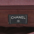 Chanel 2.55 Chocolate Canvas Chain Shoulder — view 3