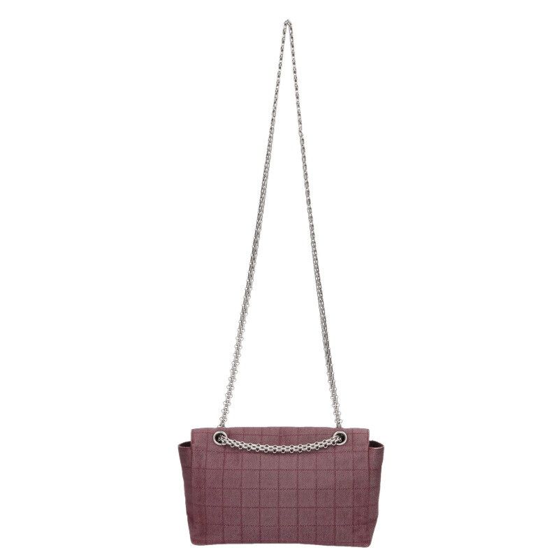 Chanel 2.55 Chocolate Canvas Chain Shoulder — view 2