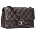 Chanel Mini Quilted Caviar Leather Chain Shoulder Bag 20