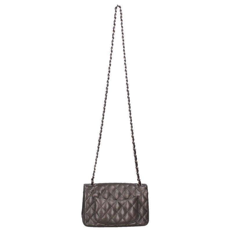 Chanel Mini Quilted Caviar Leather Chain Shoulder Bag 20 — view 2