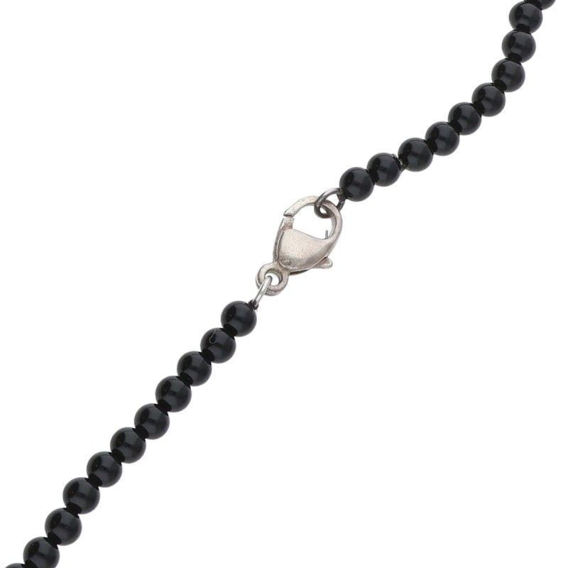 Tiffany & Co Heart Knock Onyx Silver Necklace — view 4