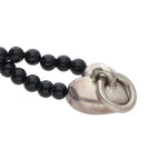 Tiffany & Co Heart Knock Onyx Silver Necklace — view 5