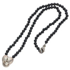 Tiffany & Co Heart Knock Onyx Silver Necklace — view 2