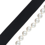 Chanel Faux Pearl Ribbon Necklace — view 5