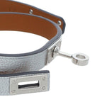Hermes Mini Kelly Double Tour K-engraved Leather Bracelet T2 — view 4