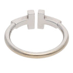 Tiffany & Co T Wire 18k White Gold Ring — view 2
