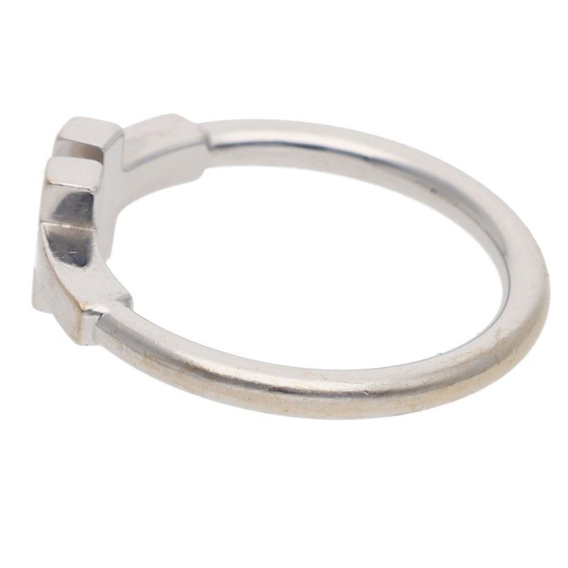 Tiffany & Co T Wire 18k White Gold Ring — view 4