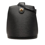 Louis Vuitton Epi Cluny Shoulder Bag Noir Black Leather