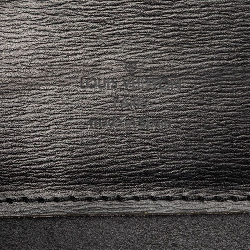 Louis Vuitton Epi Cluny Shoulder Bag Noir Black Leather — view 5