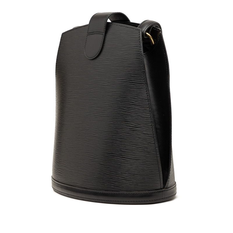 Louis Vuitton Epi Cluny Shoulder Bag Noir Black Leather — view 2