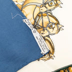 Hermes Carre 90 Chevaux de Trait Draft Horse Scarf Multicolor Silk — view 7