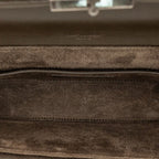 Saint Laurent Logo 2-Way Shoulder Bag Brown Leather — view 4