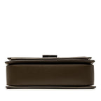 Saint Laurent Logo 2-Way Shoulder Bag Brown Leather — view 3