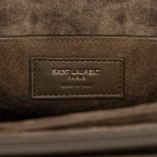 Saint Laurent Logo 2-Way Shoulder Bag Brown Leather — view 5