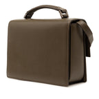 Saint Laurent Logo 2-Way Shoulder Bag Brown Leather — view 2