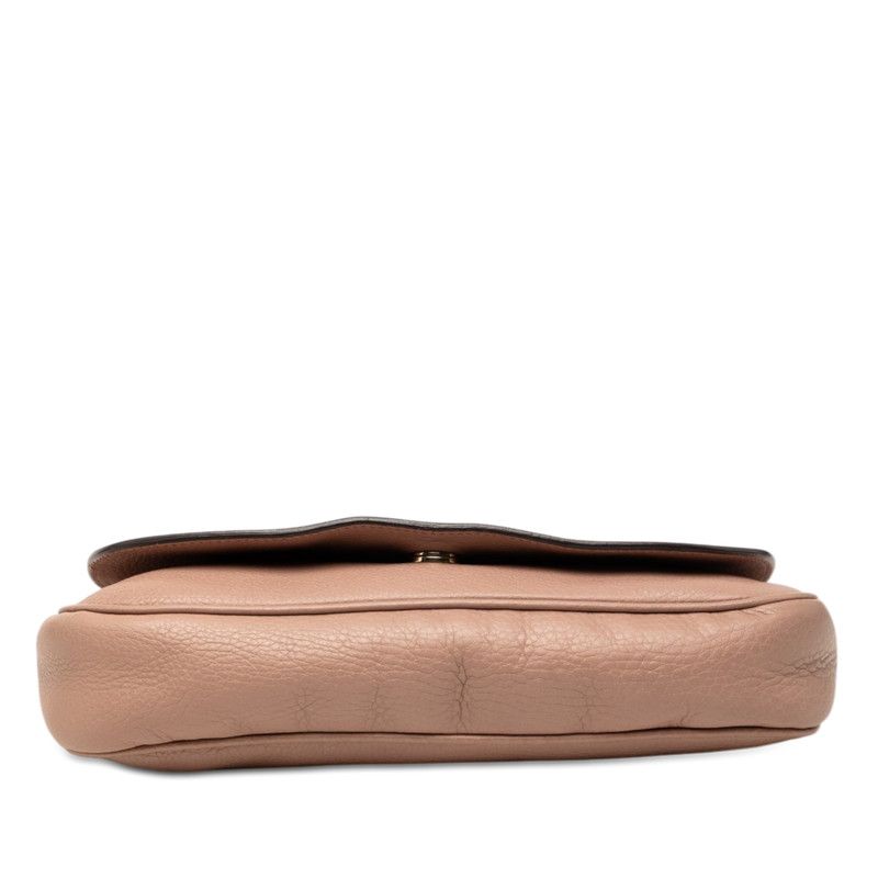 Gucci Soho Crossbody Chain Shoulder Bag Pink Leather — view 3