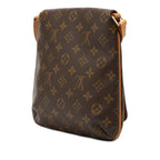Louis Vuitton Monogram Musette Salsa Short Shoulder Bag Brown Leather — view 2