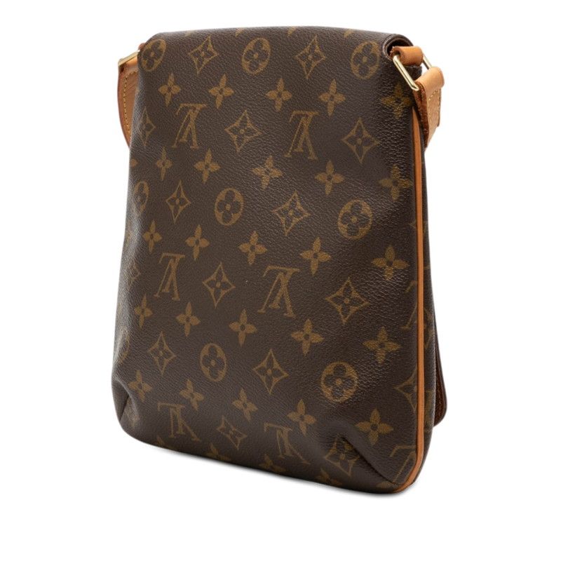 Louis Vuitton Monogram Musette Salsa Short Shoulder Bag Brown Leather — view 2