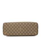 Gucci GG Supreme 2-Way Shoulder Bag Beige Pink Red Leather — view 3