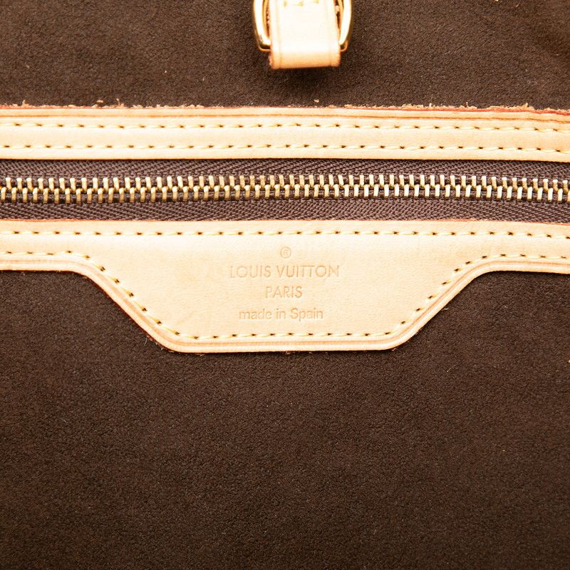 Louis Vuitton Monogram Willshire GM Tote Shoulder Bag Brown Leather — view 5