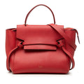Celine Belt Bag Micro 2-Way Red Leather