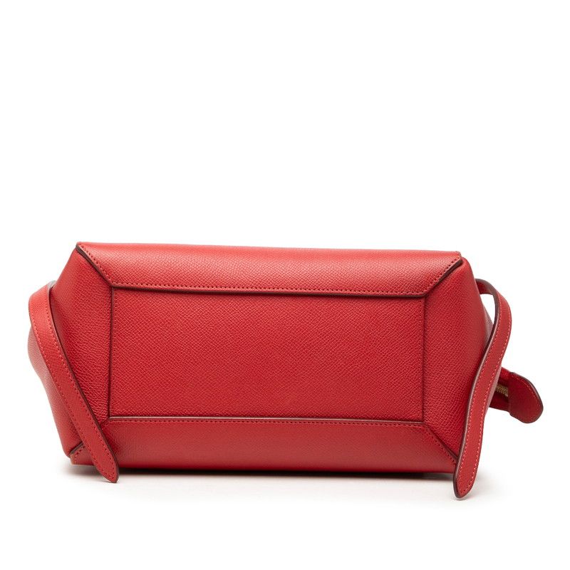 Celine Belt Bag Micro 2-Way Red Leather — view 3