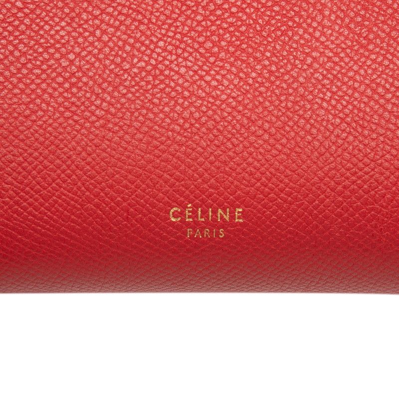Celine Belt Bag Micro 2-Way Red Leather — view 5