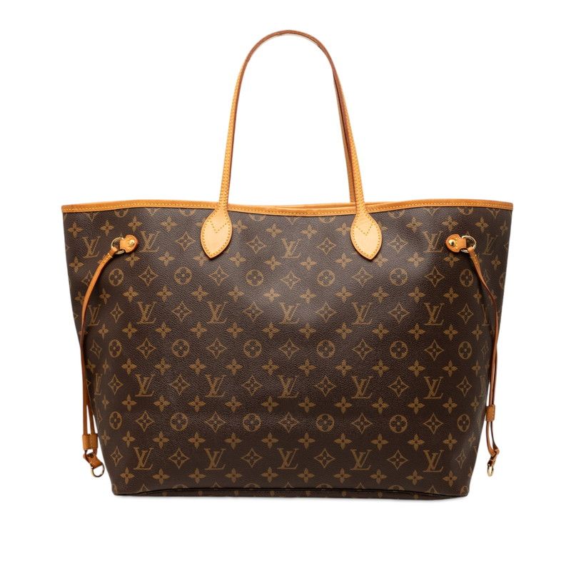 Louis Vuitton Monogram Neverfull GM Tote Shoulder Bag Brown le Jupivonne