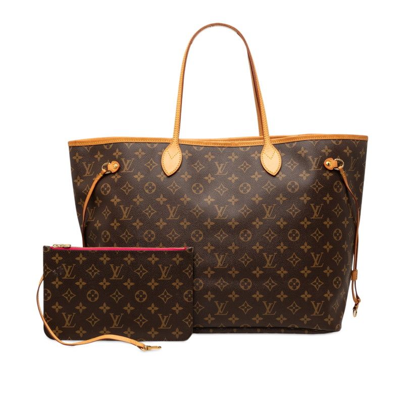 Louis Vuitton Monogram Neverfull GM Tote Shoulder Bag Brown le Jupivonne — view 7