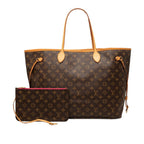 Louis Vuitton Monogram Neverfull GM Tote Shoulder Bag Brown le Jupivonne — view 7