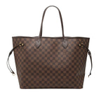 Louis Vuitton Damier Neverfull GM Tote Shoulder Brown Leather