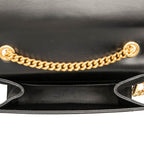 Saint Laurent YSL Logo Classic Kate Crossbody Chain Shoulder Bag Black Suede — view 4