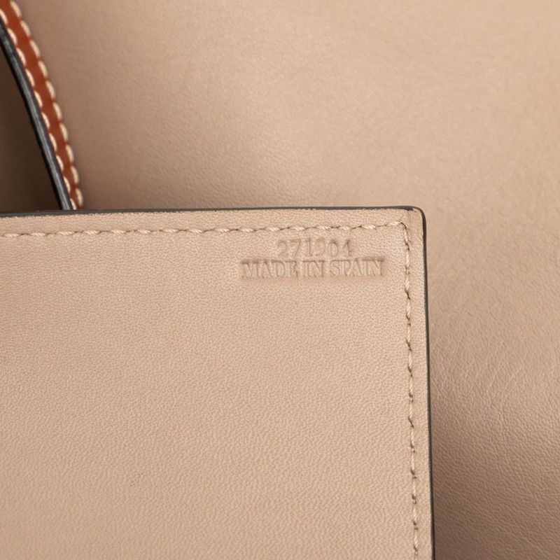 Loewe Anagram Lazo Tote Beige Brown Leather — view 6