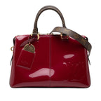 Louis Vuitton Monogram Vernis Tote Miroir Crossbody 2-Way Shoulder Bag Magenta